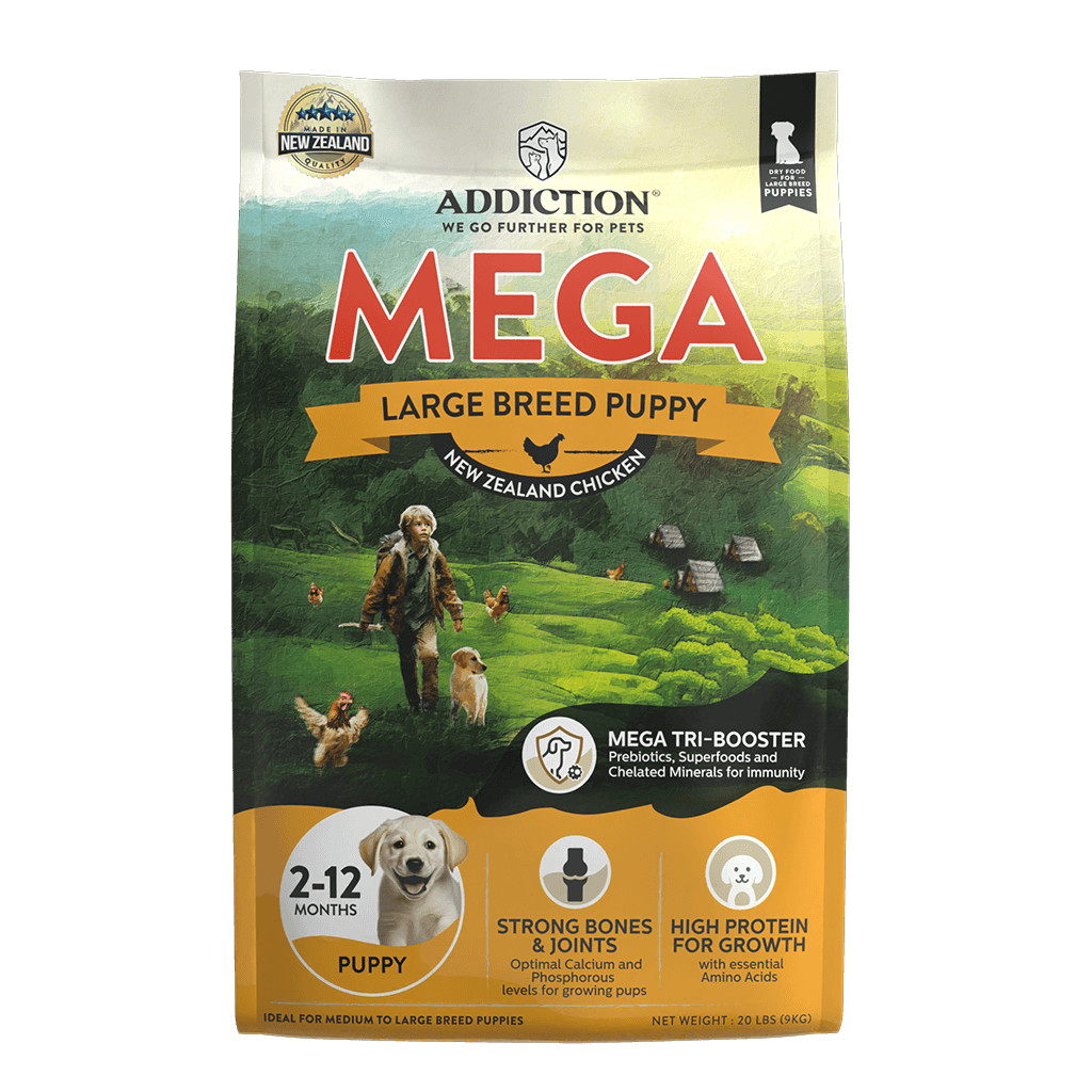 Addiction Mega Chicken Large Breed Puppy Dry Dog Food