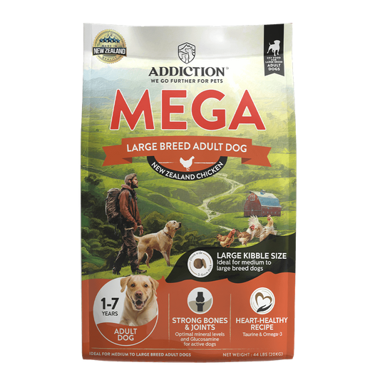 Addiction Mega Chicken Large Breed Adult Dry Dog Food
